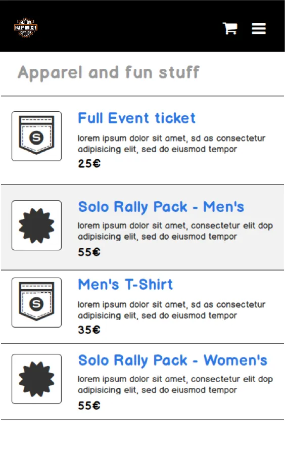 UX analysis for mobile web