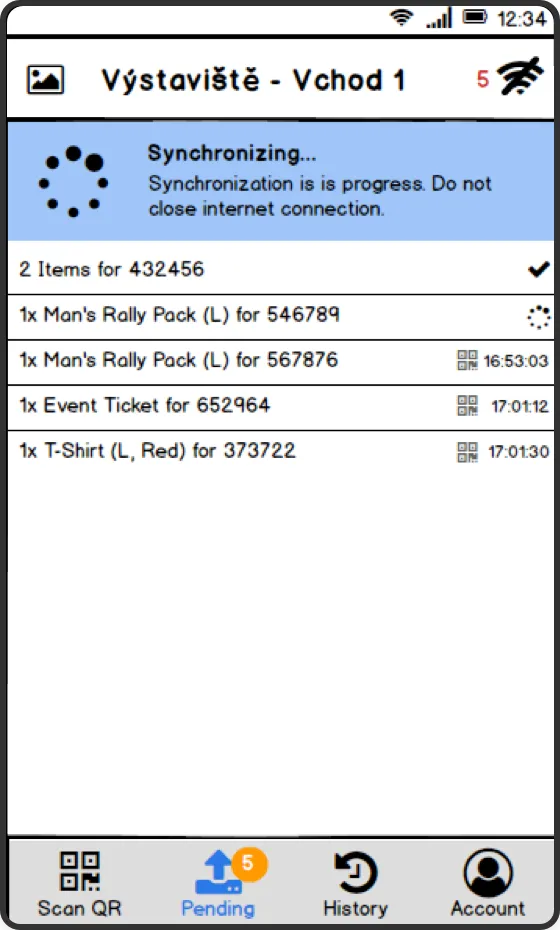 UX for scanner mobile app